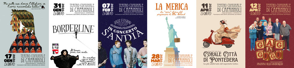 2026 | poster designs - teatro di capannoli (pi)